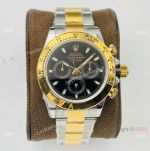 Swiss Grade Copy Rolex Daytona 2 Tone Black VR Factory 7750 Watch 40mm